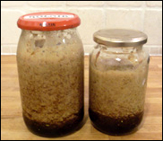 Bulgogi sauce in jars