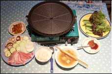 Korean barbecue at home picture