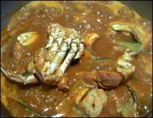 Spicy Crab soup cooking