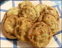 Vegetable bread on Plate