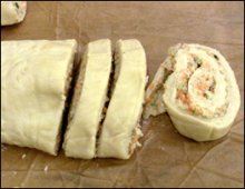 Vegetable Bread sliced