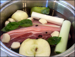 Bossam Stock Ingredients