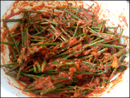 Cucumber Kimchi stuffing