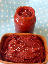 Gochujang in jar