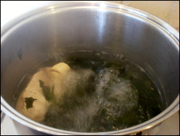 How to make seaweed soup picture