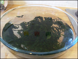 Seaweed Soup in Bowl