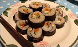 Korean Kimbap Korean Food Recipe